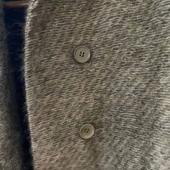 Ann Freedberg Designer Long Olive Green Mohair Jacket -Rebecca Jacket-Like New💚 - Picture 5 of 16